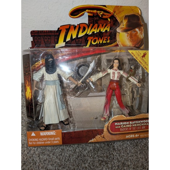 Indiana Jones Marion Ravenwood Cairo Henchman Raiders of the Lost Ark Figures - Picture 4 of 5